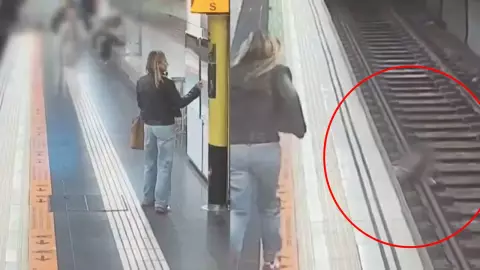 Se evitó una tragedia en el metro de España