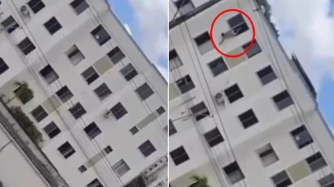 Hombre fue lanzado desde la ventana por el esposo de su amante