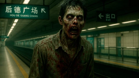 Zombie metro de China