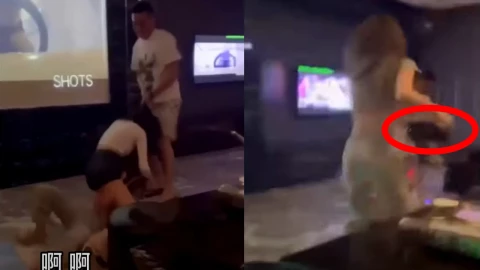 Mujer termina quemada tras pelea en Karaoke