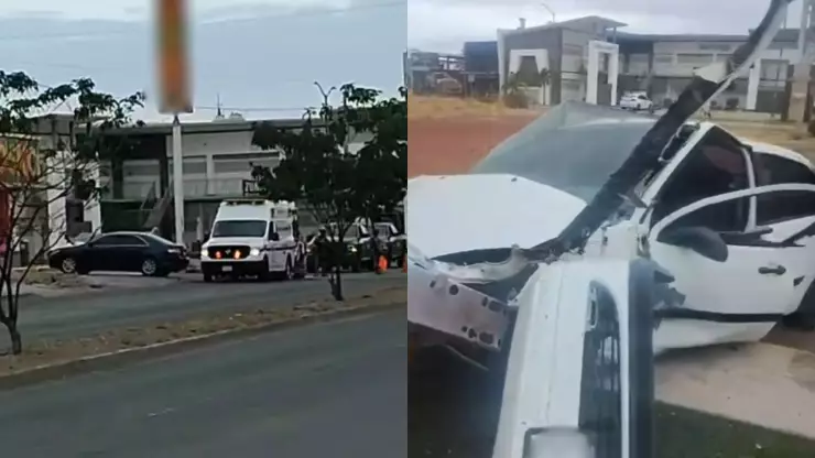 Choque en Villa Satélite, Culiacán