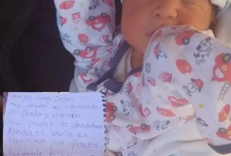 bebé abandonado argentina