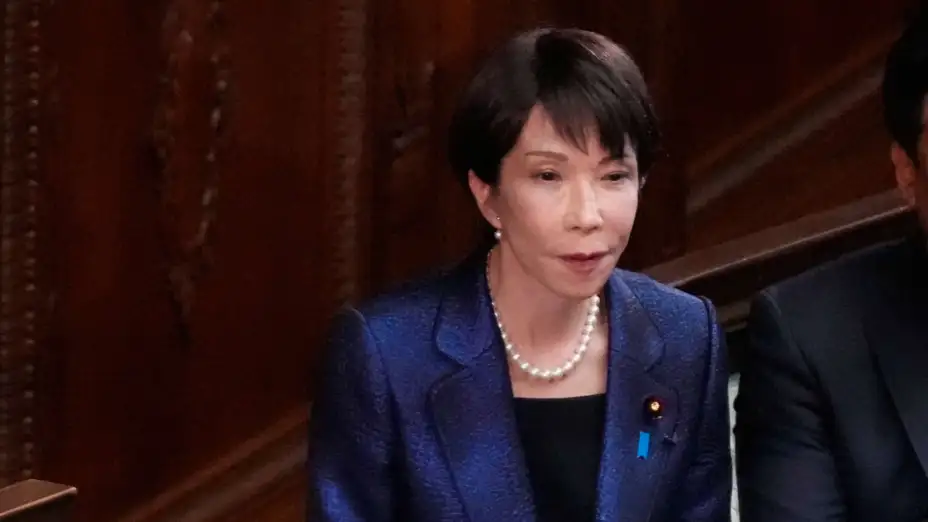 La primera ministra de Japón, Sanae Takaichi.