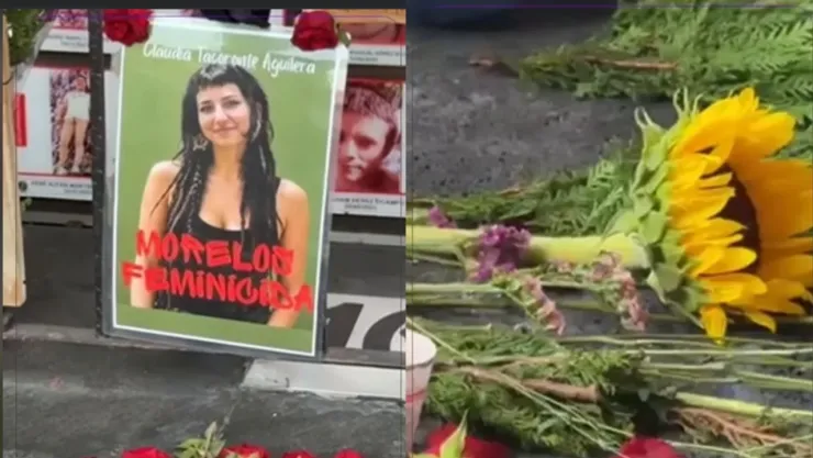 Memorial de Claudia Tacoronte vuelve a Plaza de Armas; estudiantes exigen justicia en Morelos