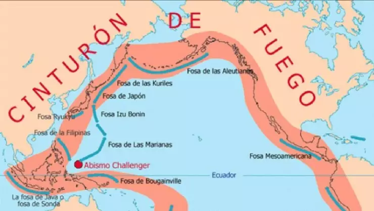 Cinturón de fuego, sismos México y Taiwán