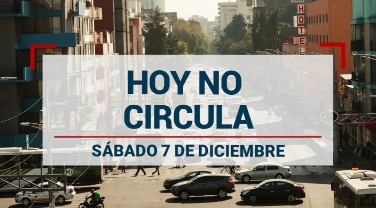 Lista de todos los vehículos que no pueden circular por el Hoy No Circula Sabatino en CDMX y Edomex el 7 de diciembre de 2024.
