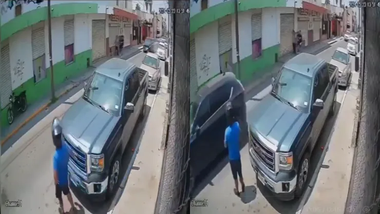 VIDEO: Dos hombres son atacados dentro de una marisquería por sujetos armados en Nuevo León