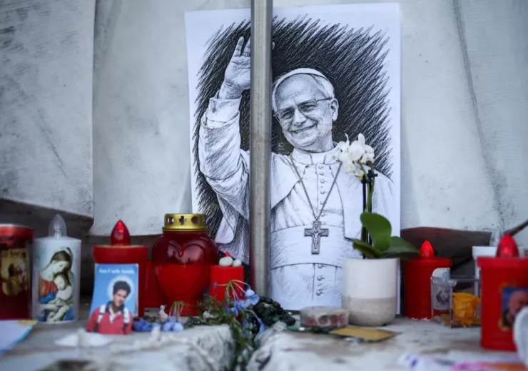 Altar al Papa León XIV