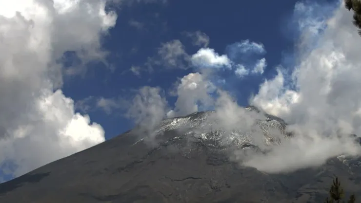 Monitoreo volcán Popocatépetl hoy
