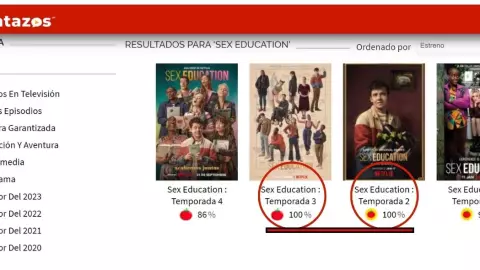 Las mejores temporadas de Sex Education segun la crítica.
