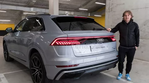 Modric con su Audi