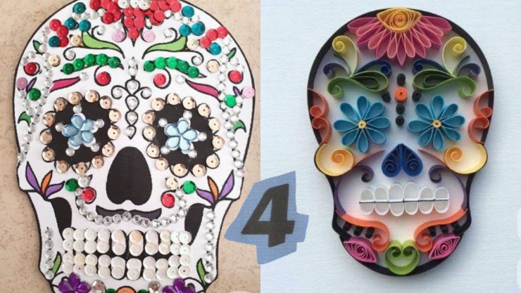 4 ideas originales para pintar y decorar calaveras para Día de Muertos.png