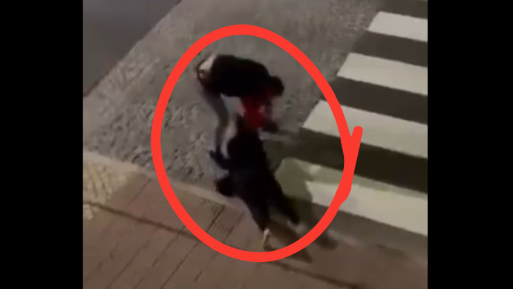 _Mujer es golpeada y pateada en la cabeza por un hombre en Lisboa, Portugal, video viral.png