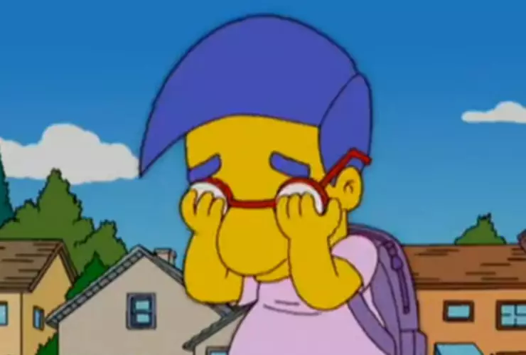Los Simpson Milhouse se despide de Springfield