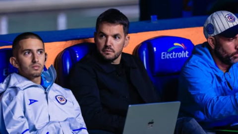 Nicolás Larcamón en Cruz Azul