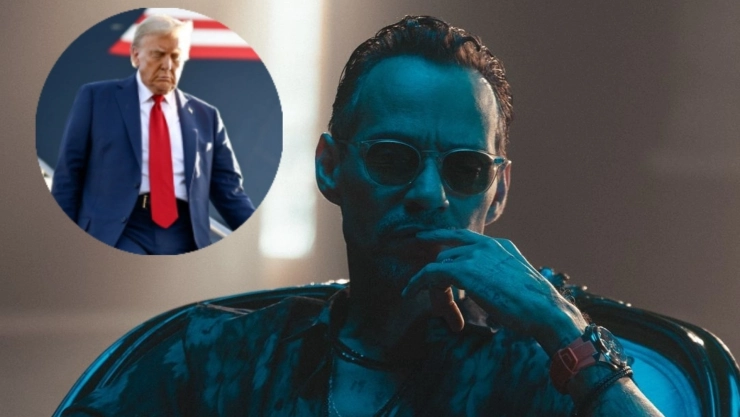 Marc Anthony y Donald Trump