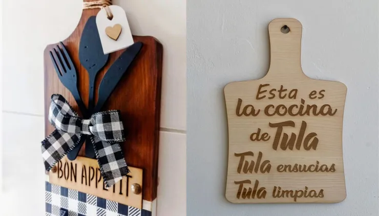 Tabla de cortar vieja