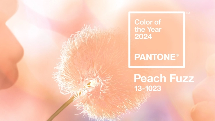 Peach Fuzz es declarado el color Pantone 2024