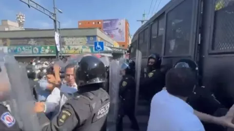 Marcha de personas con discapacidad visual CDMX