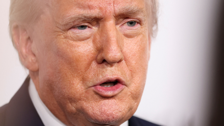 El presidente de Estados Unidos , Donald Trump, llega al estreno del documental “Melania” en el Centro John F. Kennedy para las Artes Escénicas, recientemente renombrado para incluir el nombre del presidente estadounidense Donald Trump , en Washington, DC, EE. UU., el 29 de enero de 2026.