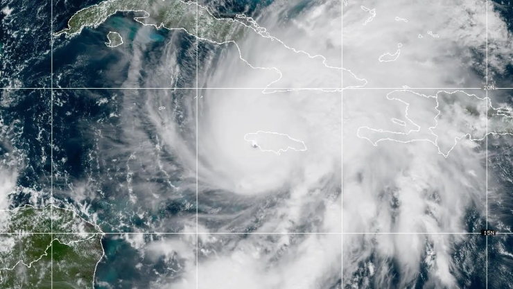 huracán Melissa en vivo trayectoria