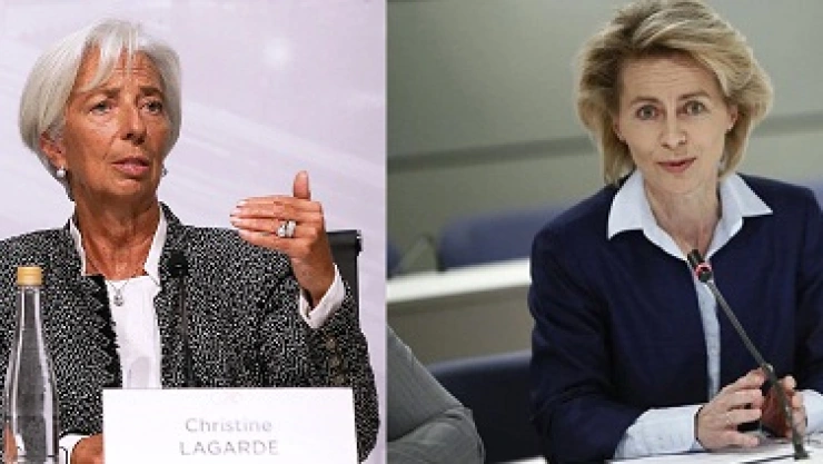 Ursula von der Leyen y Lagarde