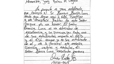 García luna defensa