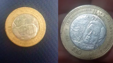 moneda batalla de puebla