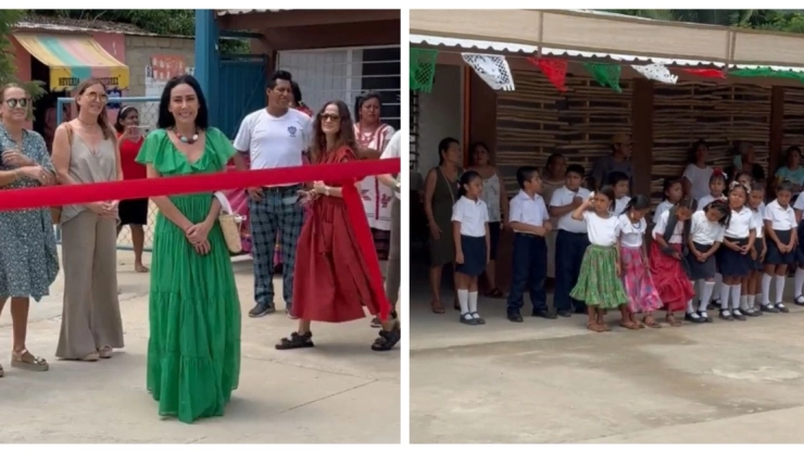 Reinauguran escuela destruida por el huracán “Agatha” en Copalita, Oaxaca
