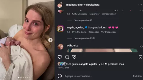 ángela aguilar comentario meghan trainor-