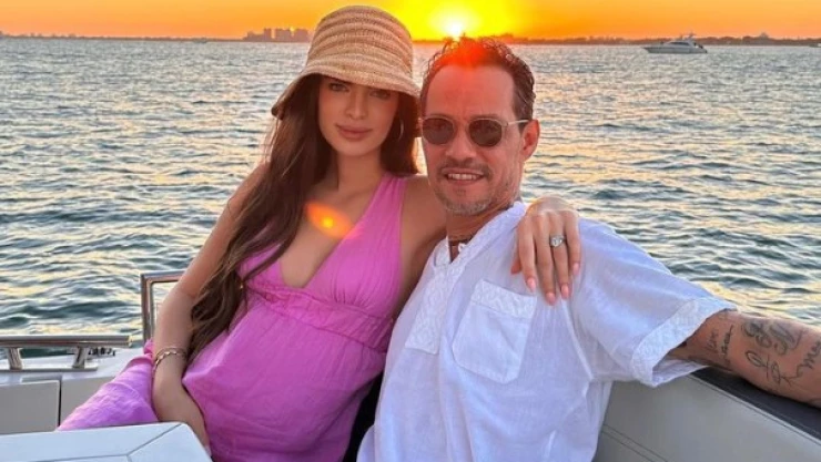 Marc Anthony le da la bienvenida a su quinto hijo