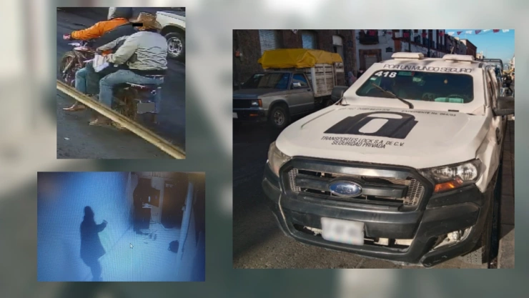 Ladrones llegaron a un cajero automático en Edomex donde custodios depositaban dinero y los asaltaron.