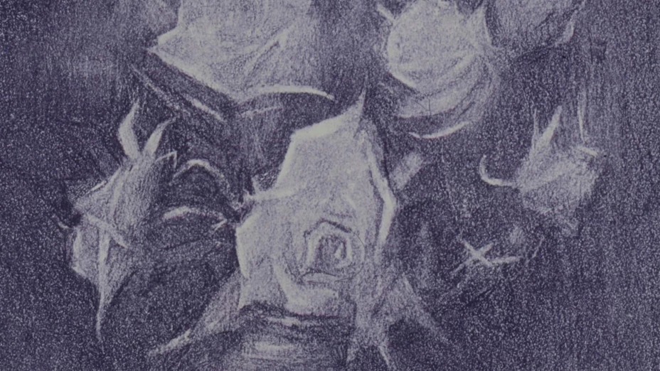 Juan Carlos del Valle, Rosas, 2002, litografía, 39 x 30 cm