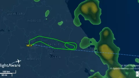 Falla mecánica obliga a vuelo CDMX-Chetumal a regresar al AICM; esto se sabe