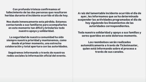 AXE Ceremonia cancelado 2