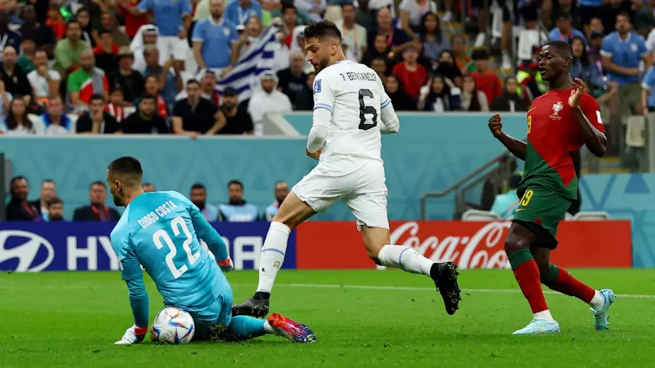 Atajada de Costa Uruguay vs Portugal