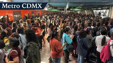 Líneas del Metroc CDMX saturadas