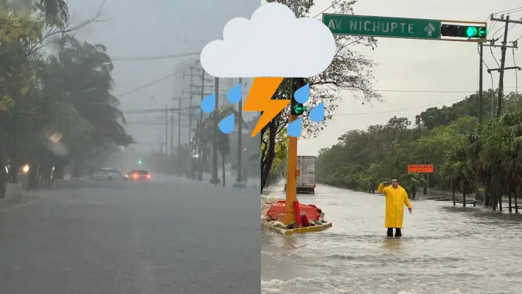 Esta es la HORA EXACTA en que comenzará a LLOVER en Cancún hoy viernes 28 de junio de 2024