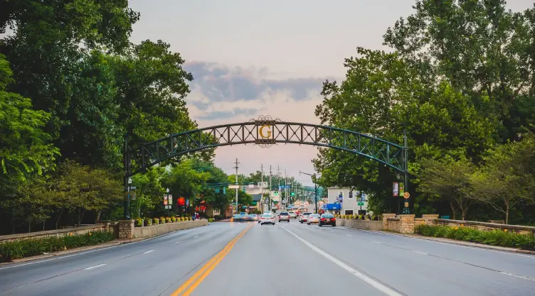 es el suburbio de Gahanna en Ohio que brilla por su paisaje