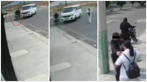 En el robo a los tripulantes de la camioneta y el asalto a la mujer participó una segunda persona.