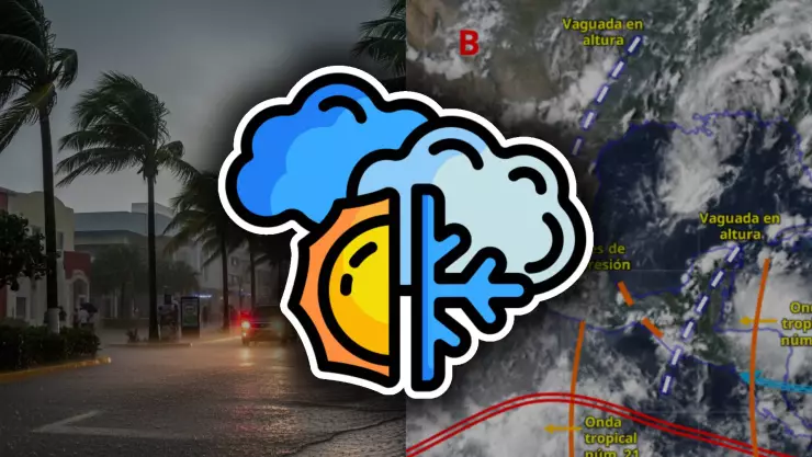 Onda Tropical 22 afectará a Quintana Roo: Clima en Cancún HOY, 13 de agosto de 2025