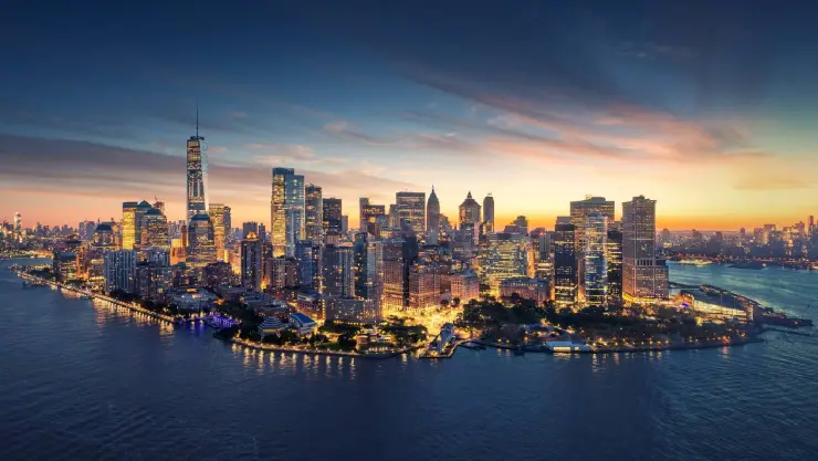 La vista de la icónica ciudad de Nueva York, donde los sueños nacen y se crean grandes oportunidades de crecer