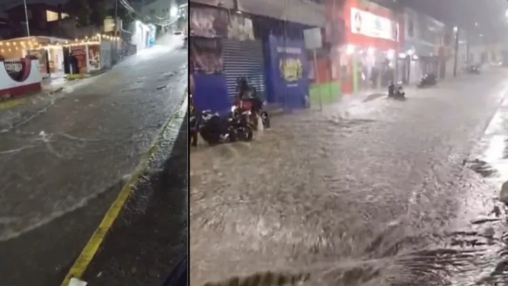 Inundaciones en Tlalpan y Xochimilco por lluvias intensas hpy 8 de agosto 2026