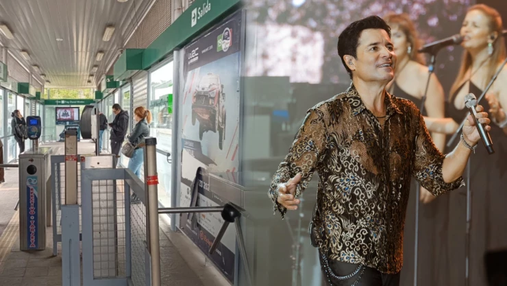 Chayanne y el transporte público