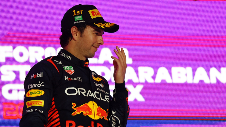 Checo Pérez en el Gran Premio de Arabia Saudita