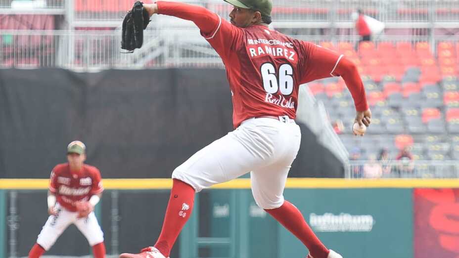 JC Ramírez, lanzador de los Diablos