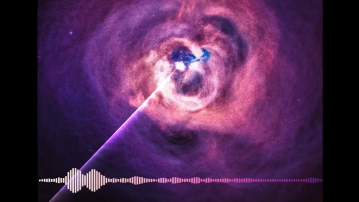 agujero negro sonido NASA