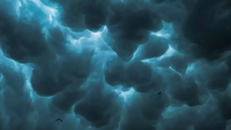 Muestran en video cómo se acerca el Frente Frío 9 a Veracruz