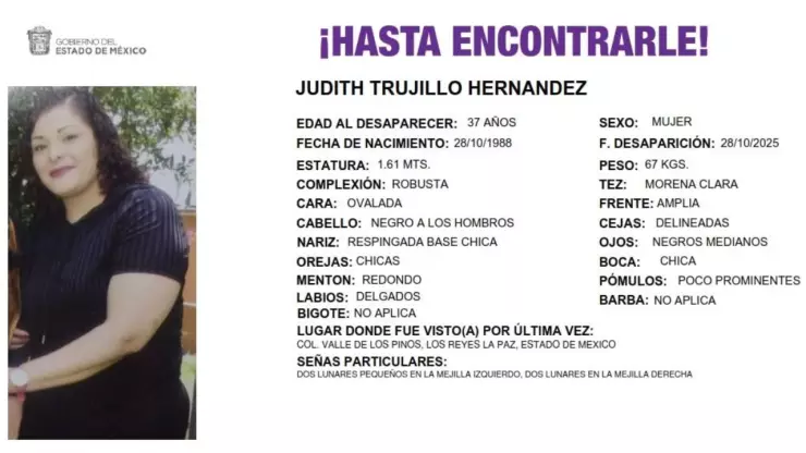 Judith Trujillo Hernández es policía de CDMX y está desaparecida.