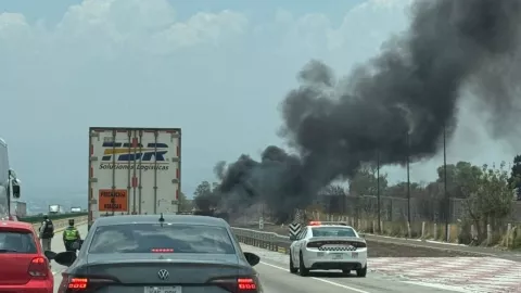 autopista M&eacute;xico - Puebla, cierre 18 de mayo